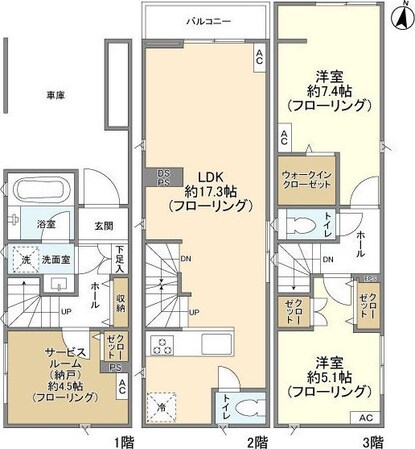 Ｋｏｌｅｔ阿佐ヶ谷＃０4の物件間取画像